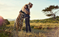 pants nature jeans love Sun animals tigers wildlife men long hair jackets denim clothing hugging  / 1920x1200 Wallpaper