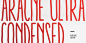 ARACNE ULTRA CONDENSED — typeface : ARACNE ULTRA CONDENSED ; handwritten font.FREE FOR PERSONAL USE.