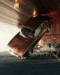 3D automotive   car CGI cinema 4d interior design  PEUGEOT redshi-1