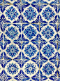 葡萄牙美丽的花砖艺术。这些古老的花砖纹理与图案充满了欧洲古典艺术之美。