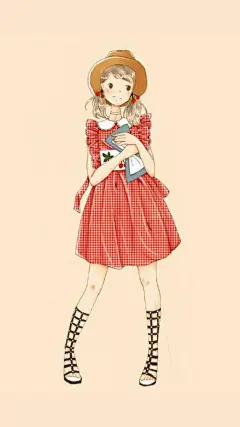 女生服装搭配。侵删。转自纹字锁屏 原处不知。 可做手机壁纸。