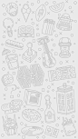 Pattern Illustrations : 2014 was the year I got really interested in pattern illustration. After a couple of self-initiated pattern illustrations I was lucky enough to get hired by various clients to create patterns for mobile and web apps.