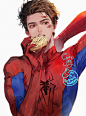 #スパイダーマン spider - fu/ピュNo repost的插画