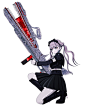 Kako Tsukumo Art - The Hundred Line: Last Defense Academy Art Gallery