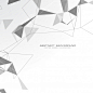 White abstract triangles background Free Vector