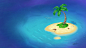 Tiny vacation wallpaper : Wallpaper of a small island.