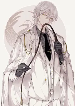 尤石马手绘作品集，男生动漫头像