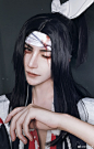 ✔《阴阳师手游》鬼切 陆鹫贰黑作品 cosplay 动漫真人秀 和风美男摄影