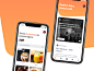 Hi there, this is a concept for a internal app, here the team can share information, chat with each other and be aware of what they got in stock in the kitchen.