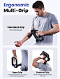 Amazon.com: BOB AND BRAD D6 Pro Massage Gun Deep Tissue Percussion with 16mm Amplitude, Professional Muscle Massager Gun for Athletes Pain Relief, Electric Handheld Therapy Device with Ultra Quiet Technology : Health & Household