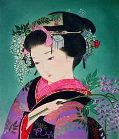 日本浮世绘与插画艺术作品_郑州轻工吧_百度贴吧