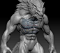 次时代3d源文件 高模zb狼人 怪物模型资源 obj源文件带分层设计 - 3d角色动物素材 - 传奇素材游戏3d模型素材网