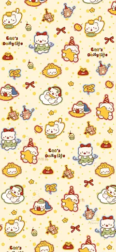 复古小猫日常｜原创可爱壁纸第467期 - 劈叉的熊熊PCDXX-Fan