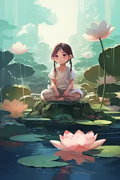 可爱动画动漫女孩人物图片-众图网