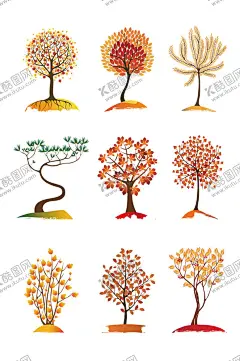 矢量装饰树小树 【酷图网】树,矢量,扁平风,绘画插图,矢量树,桃树,铁树,矢量卡通树,卡通树插画,树元素,环保,植树节,植物,装饰,