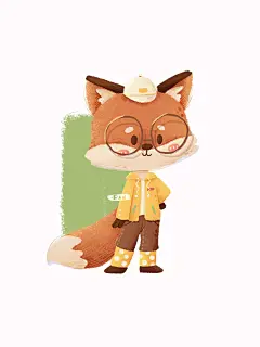 可可爱爱小动物_DP大潘__插画师作品_涂鸦王国gracg.com