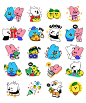 brand Character design Emoticon graphic ILLUSTRATION  sticker