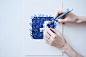 Paper Facebook Logo : Paper art. Facebook logo