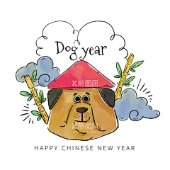 水彩小狗  - 源文件下载【酷图网】水彩小狗,小狗,小狗头像,矢量小狗,卡通小狗,手绘小狗,小狗插画,小孩插图,可爱小狗,飘带,水彩飘带,彩带,矢量飘带,手绘飘带,飘带插画,狗年,竹子,矢量竹子,卡通竹子,手绘竹子,竹子插画,竹子插图,水彩竹子