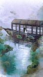 人间四季_画画的云淡风轻__插画师作品_涂鸦王国gracg.com