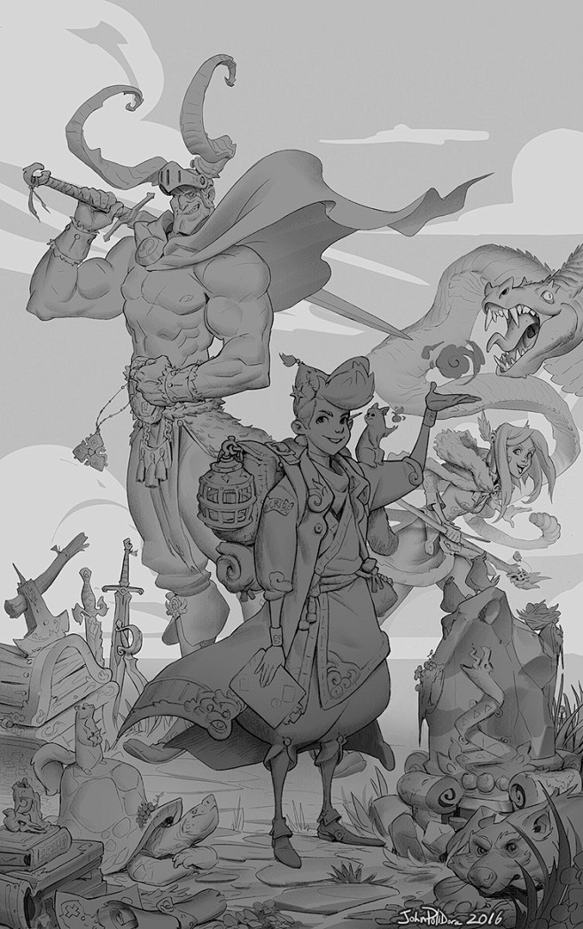 Sigurd Sketch, John ...