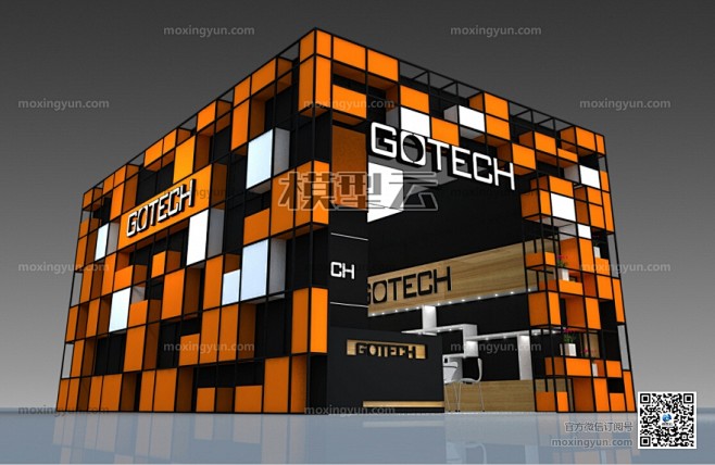 GOTECH展览展示展台设计展览模型下载