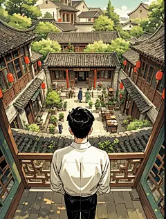 月影工作室 实验图 年代四合院