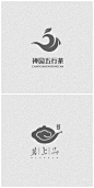 分享一组茶叶品牌的logo创意设计 ????@北坤人素材