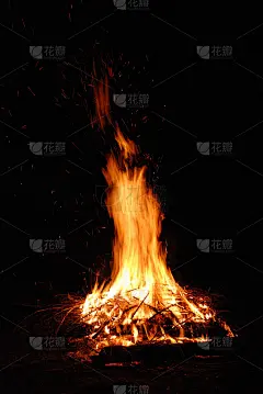 红色的火