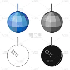 分离着色,白色,高雅,计算机图标,漫画,七彩霓虹灯球,音乐,华丽的,事件,闪亮