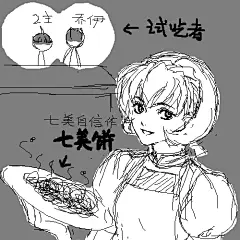 miliaiya  的插画 幻想水浒传2同人——料理终结者七美