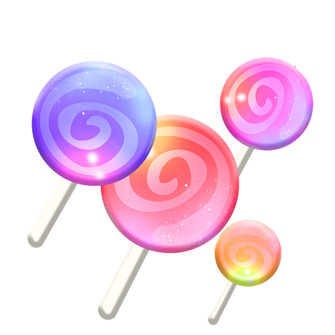 卡通零食多彩彩虹棒棒糖糖果甜品水果味糖果...