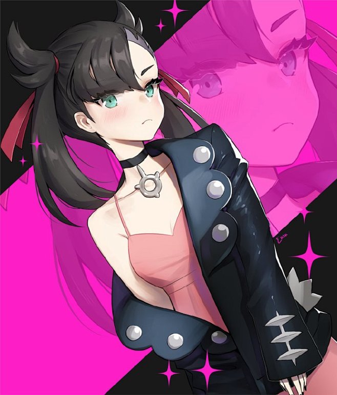 《宝可梦：剑/盾》 玛俐同人合集。via...