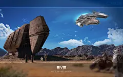 EVE Online 唯美科幻逼真游戏桌面壁纸 1920*1200 游戏