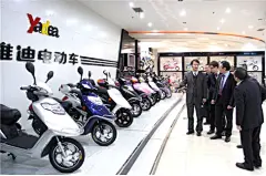 雅迪电动车高标准领航国际市场