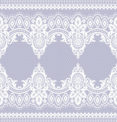 复古浪漫蕾丝花纹花边无缝拼接装饰图案aieps矢量平面设计素材淘宝网