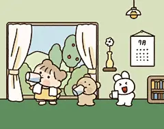 韩国画师for_mee_绘制的软萌可爱插画合辑