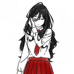 动漫女生头像 红色 暗黑系♡_卡通动漫头像_我要个性网