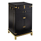 One Fifth Trunk Bar 8300-25 | Ralph Lauren Home - Basement Theater Trunk Bar (QTY: 2)