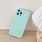 瞳眼喷油iphone14pro手机壳适用苹果12软壳13纯色11硅胶xsmax防摔