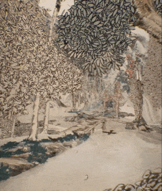 会动的古画，瞬间把您带到现实中古代去_腾...