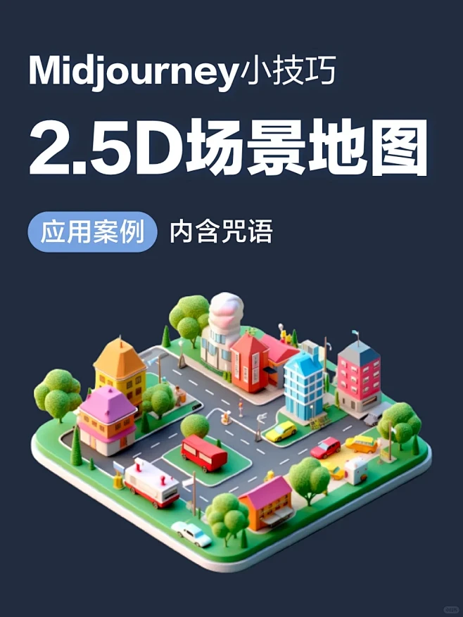 案例篇丨生成可爱的2.5D场景地图-花瓣网