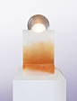 Adrian Cruz Elements_Rotonda Sand Orange Lamp