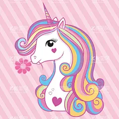 卡通独角兽  - 源文件下载【酷图网】独角兽,海报素材,可爱,独角兽素材,图片,卡通独角兽,ai,插画,插图,素材,元素,矢量,卡通,手绘,手绘独角兽,标志,logo,简约,图案,图标,独角兽插画,儿童绘本,矢量独角兽,动物,小独角兽,动画,简笔画,形象,趣味,印花,Q版,可爱独角兽,彩虹马,马,梦幻,童话,彩色,拟人,粉色,缤纷,头像