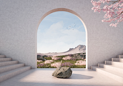 Ouou－Design采集到素材-实景背景