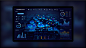 Big Data dark data visualization FUI Platform security system UI