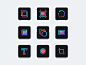Colorful Adobe Tools