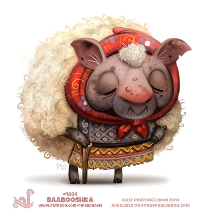 Daily Paint 1884# Ba...