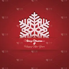 口袋里装着纸质的圣诞雪花