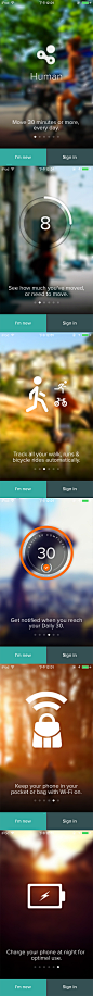 HUMAN #flat UI# #APP# #UI# #iOS#